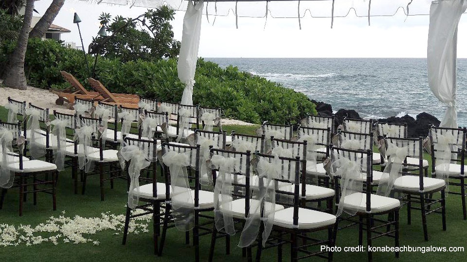 Kona Beach Bungalows Top Wedding Location