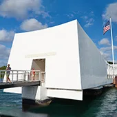 USS Arizona Memorial at Pearl Harbor
