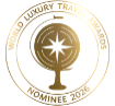 the world luxury travel awards nomenee gold badge